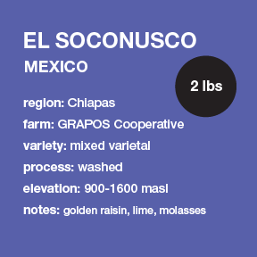 **NEW** MEXICO El Soconusco