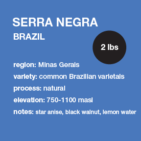 **NEW** BRAZIL Serra Negra 2 lbs. bag