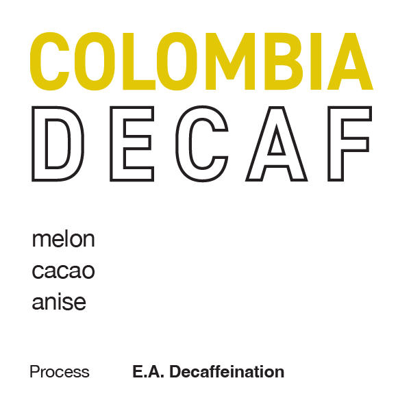 Colombia DECAF 12 oz. bag