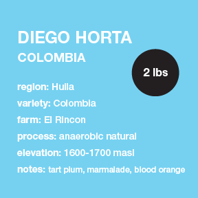 **NEW** COLOMBIA Diego Horta 2 lbs. bag