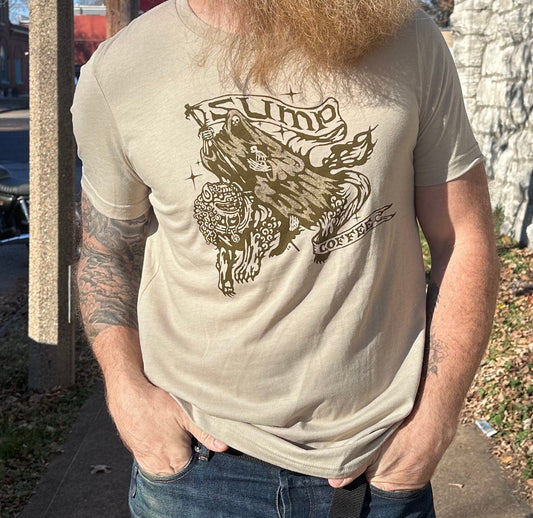 **NEW** Fu Dog // Olive on Sand T-Shirt