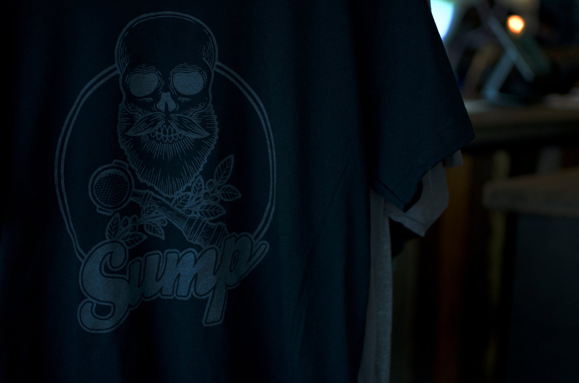 Black on Black Logo T-Shirt Small